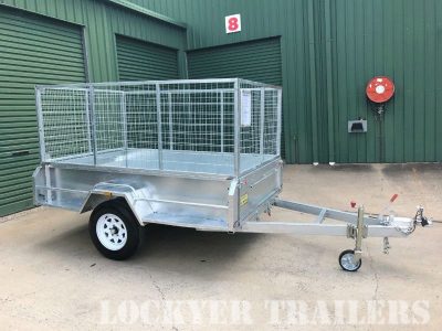 8 x 5ft Heavy Duty, Hi-side Box Trailer - Lockyer Trailers