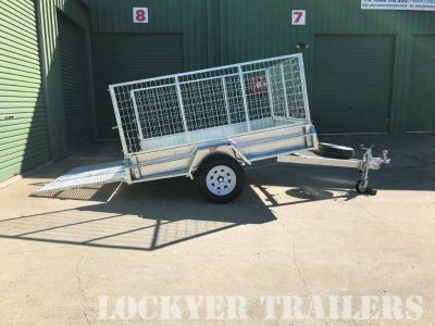 8 x 6 ft Premium Heavy Duty Box Trailer