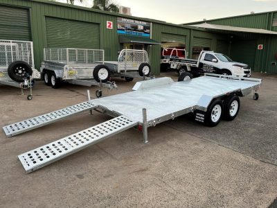 15.7 x 6.5 ft Tandem Tilt Car Trailer 3tonne (4.8m x 2.0m)