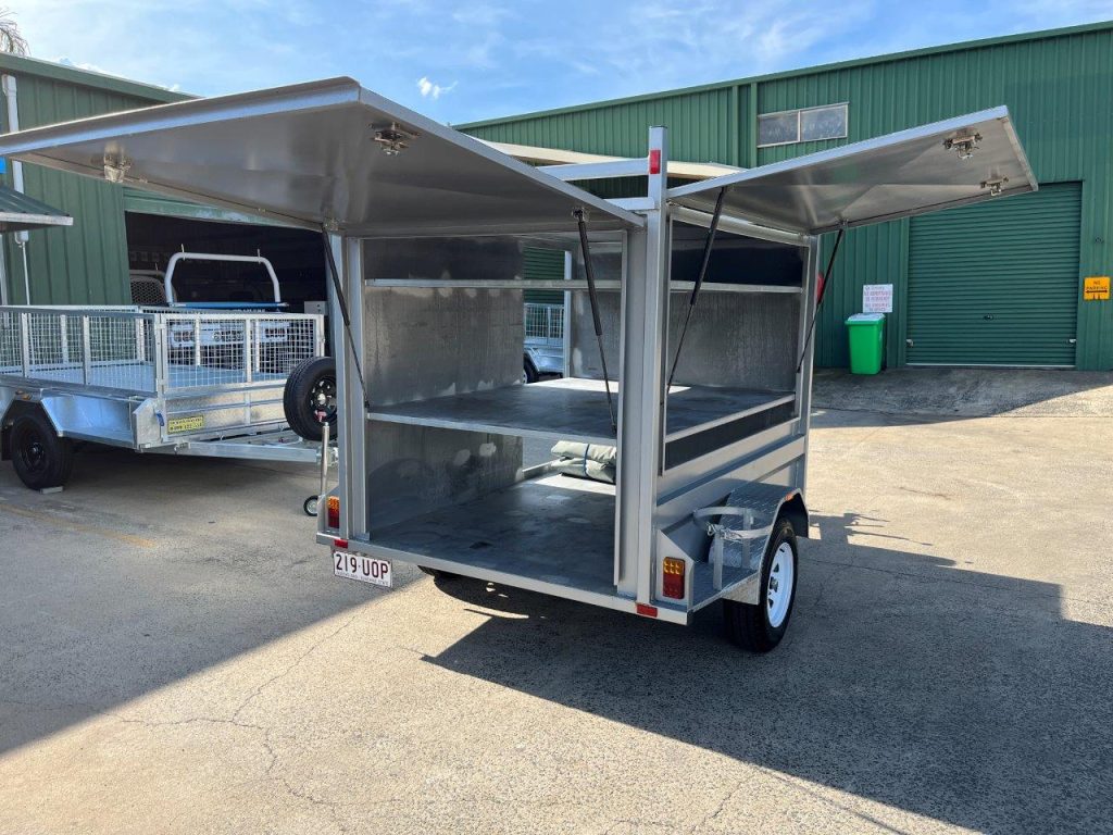 Near-New 7 X 5ft Fully Enclosed Multipurpose Trailer With 6-Month Rego ...