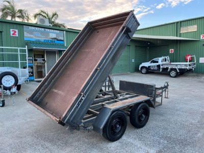 9 x 5ft 3000 kg ATM hydraulic tipping box trailer