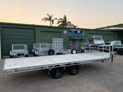 New 2026 Model 6.0m x 2.4m (20 x 8 ft) Tandem-Axle Flat Deck Trailer ATM 4.4 Tonne